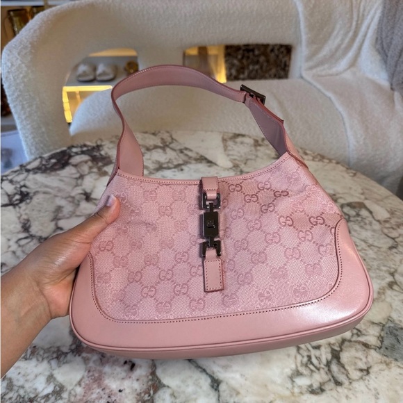 Pink Vintage Gucci Jackie Bag - Picture 5 of 13